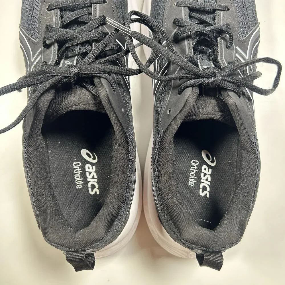 ASICS GEL Contend 9 Women’s 11 Wide D 1012B678 Black Running Shoes Amplifoam+